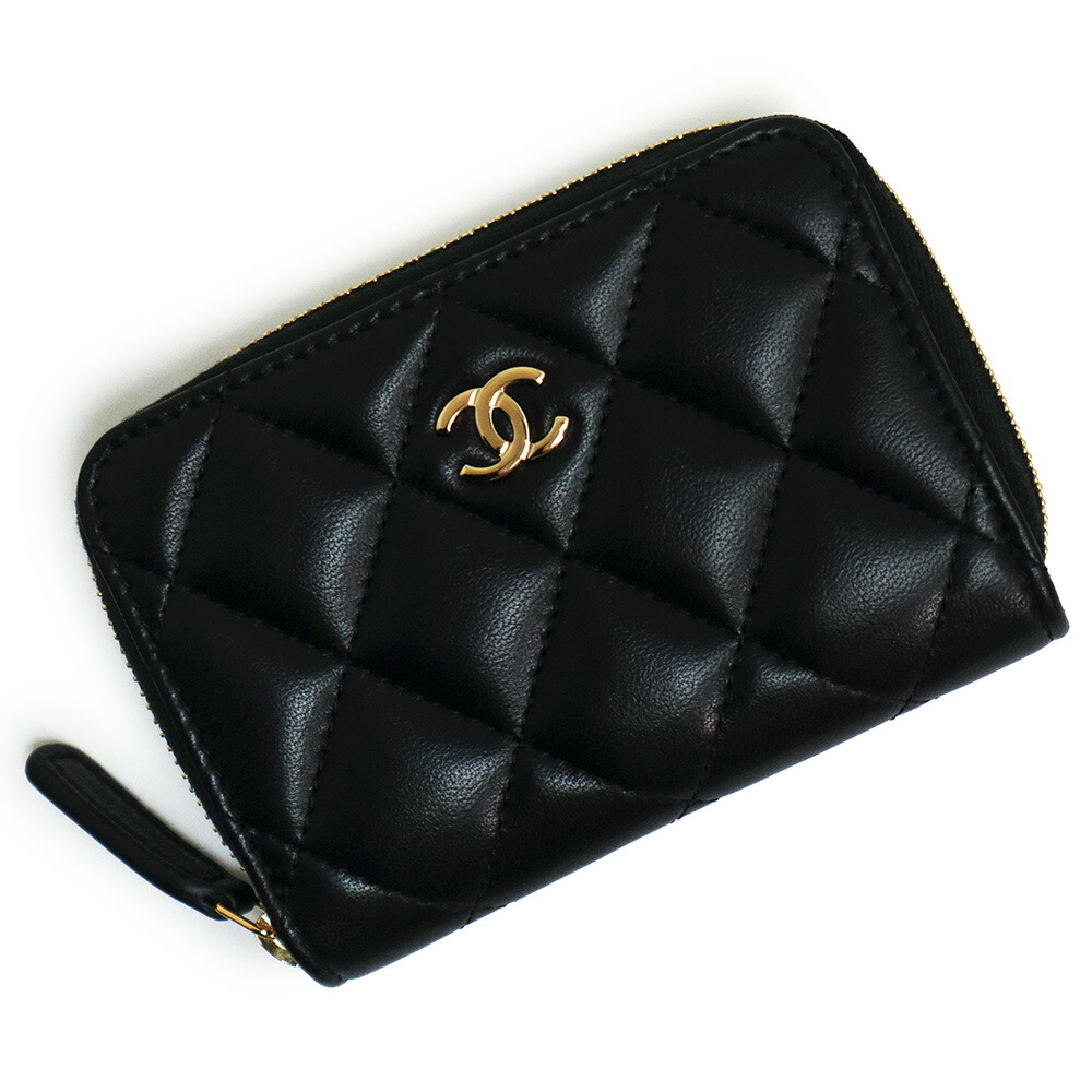 CHANEL シャネル CCロゴ マトラッセ コインケース 財布 レザー 黒 楽天市場】シャネル CHANEL 財布 コインケース AP0216 Y01295