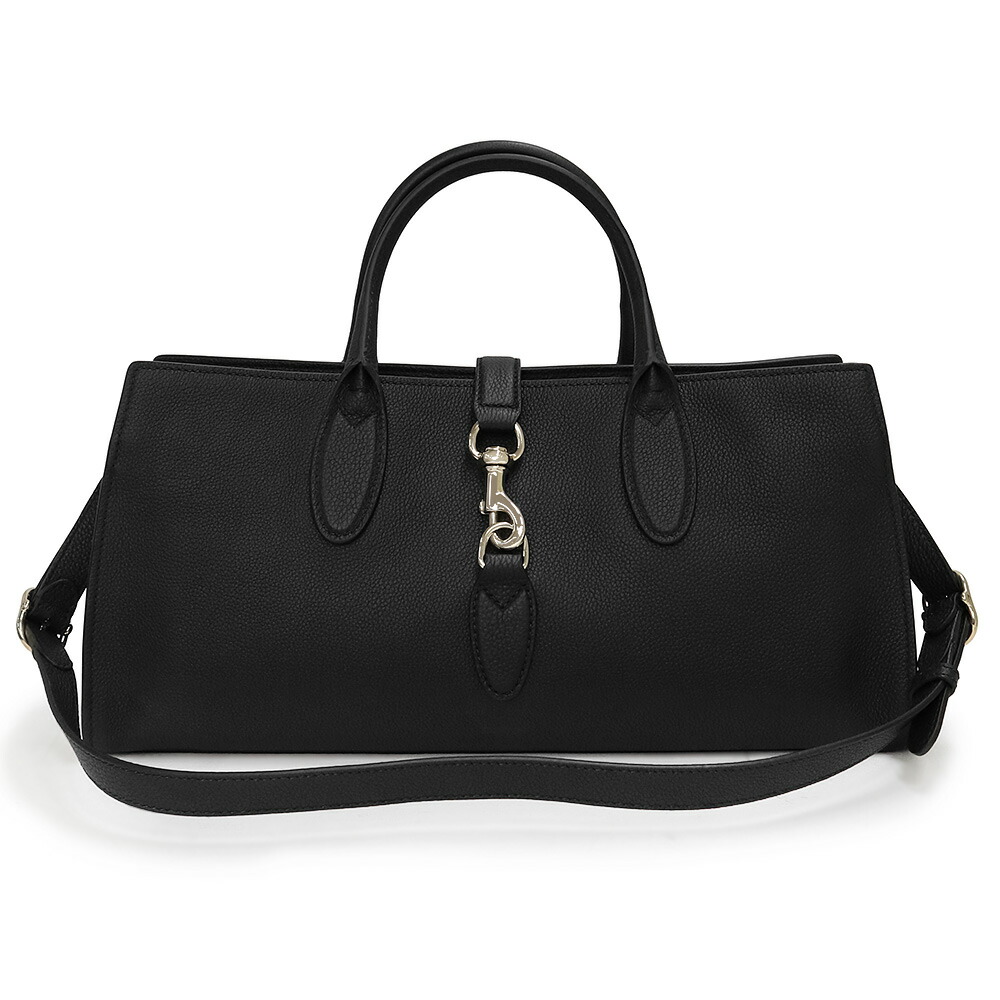 【新品・未使用品】グッチ GUCCI ジャッキー ミディアム 2way ショルダー ハンドバッグ グレインレザー ブラック 黒 ライトゴールド金具 795282