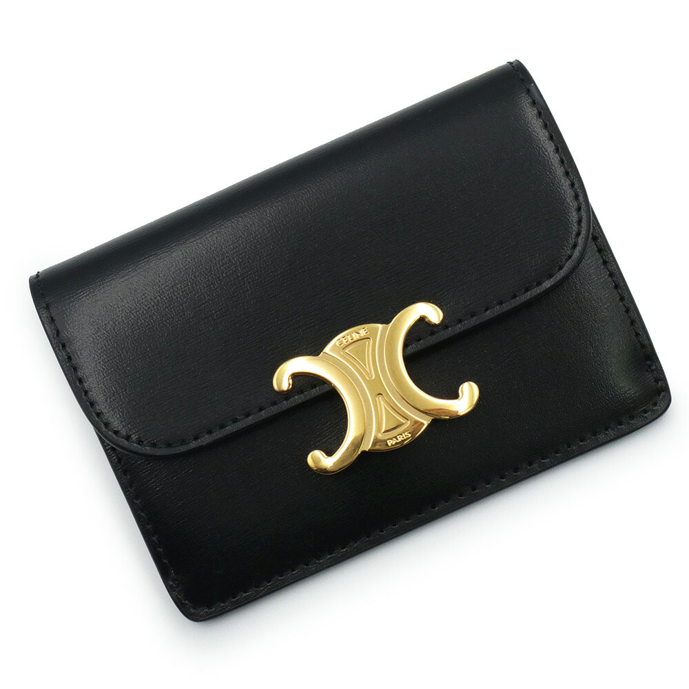 CELINEジップカードホルダー ブラック　セリーヌ　コインケース CELINE 【新品・未使用品】セリーヌ ジップ付きカードホルダー