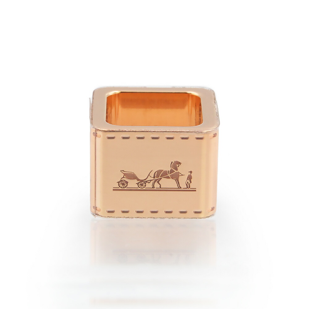 HERMES スカーフリング ボルデュック 馬車 シルバー 美品 未使用 タグ付 HERMES スカーフリング ボルデュック 馬車 シルバー 美品 未使用