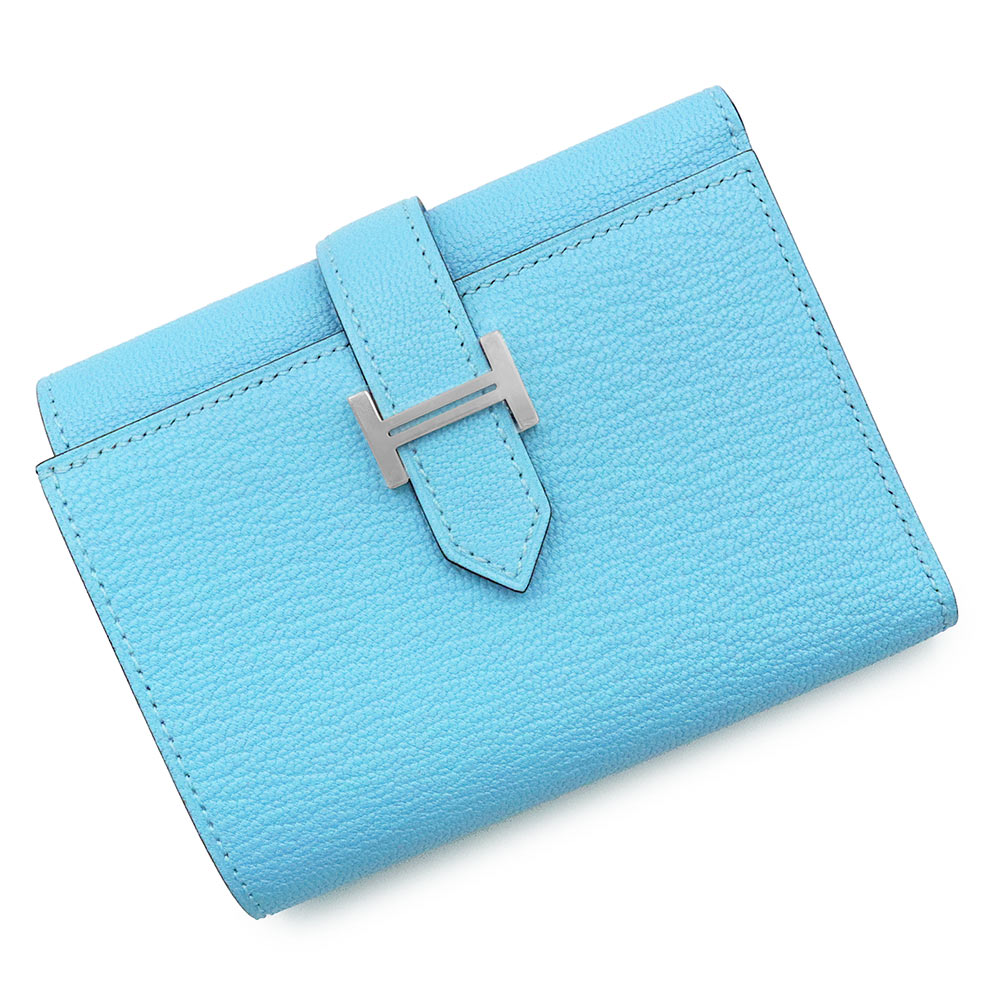 楽天市場】☆U刻印 2022年製☆ エルメス HERMES 財布 三つ折り ベアン  