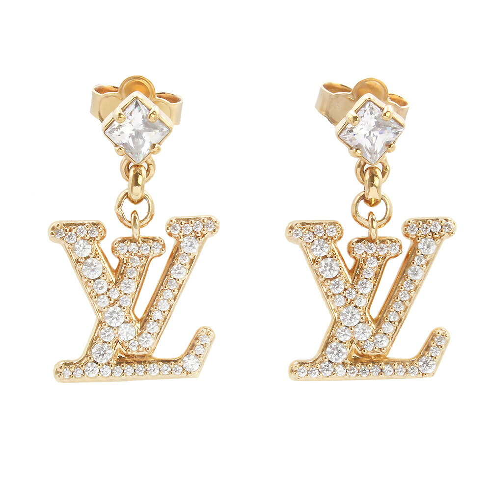 【美品、証明書】ルイヴィトン エッシェンシャルv ピアス 美品 ルイ・ヴィトン ピアス・エセンシャル V 両耳