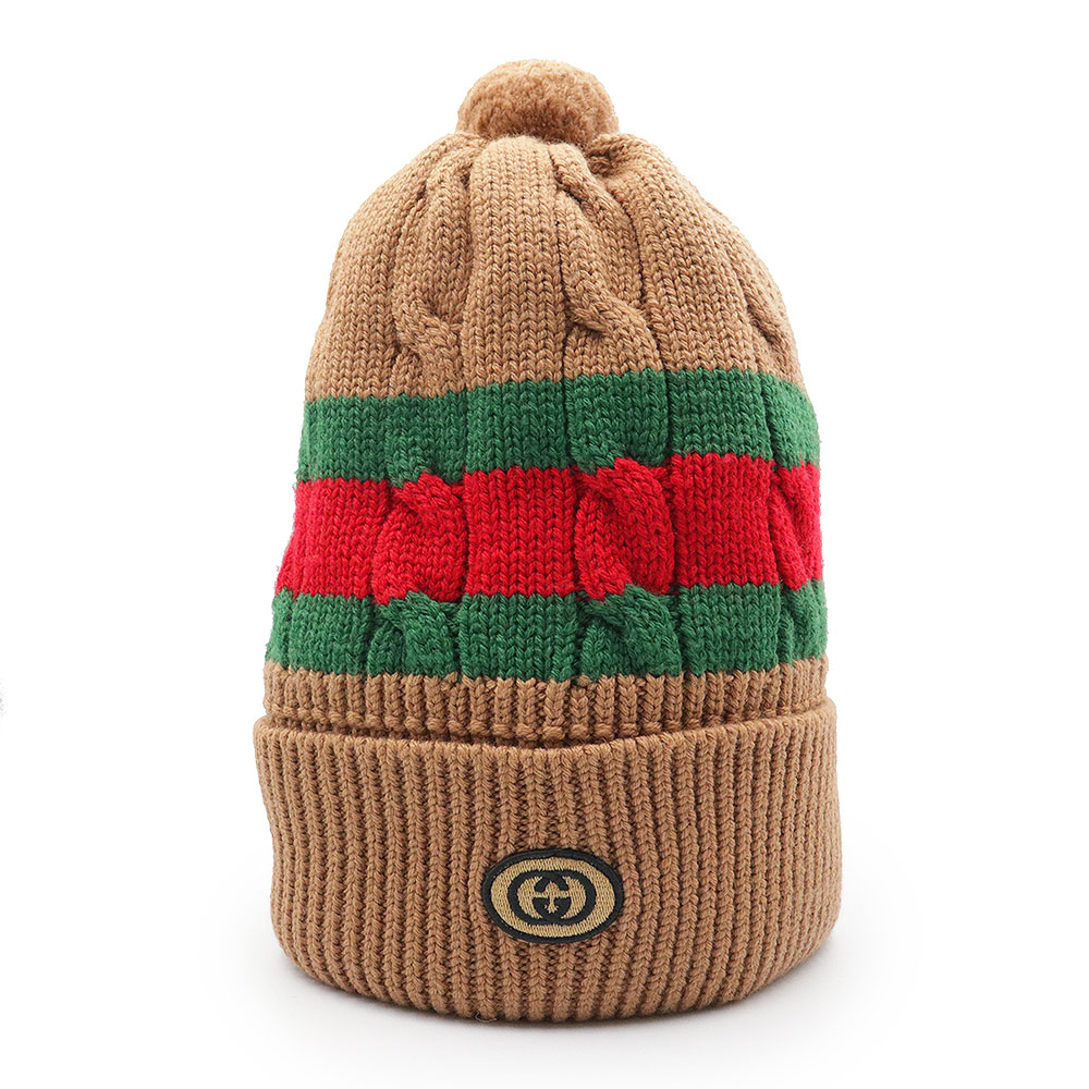 GUCCI GGパターン ニット帽 Mサイズ GUCCI GGパターン ニット帽 Mサイズ