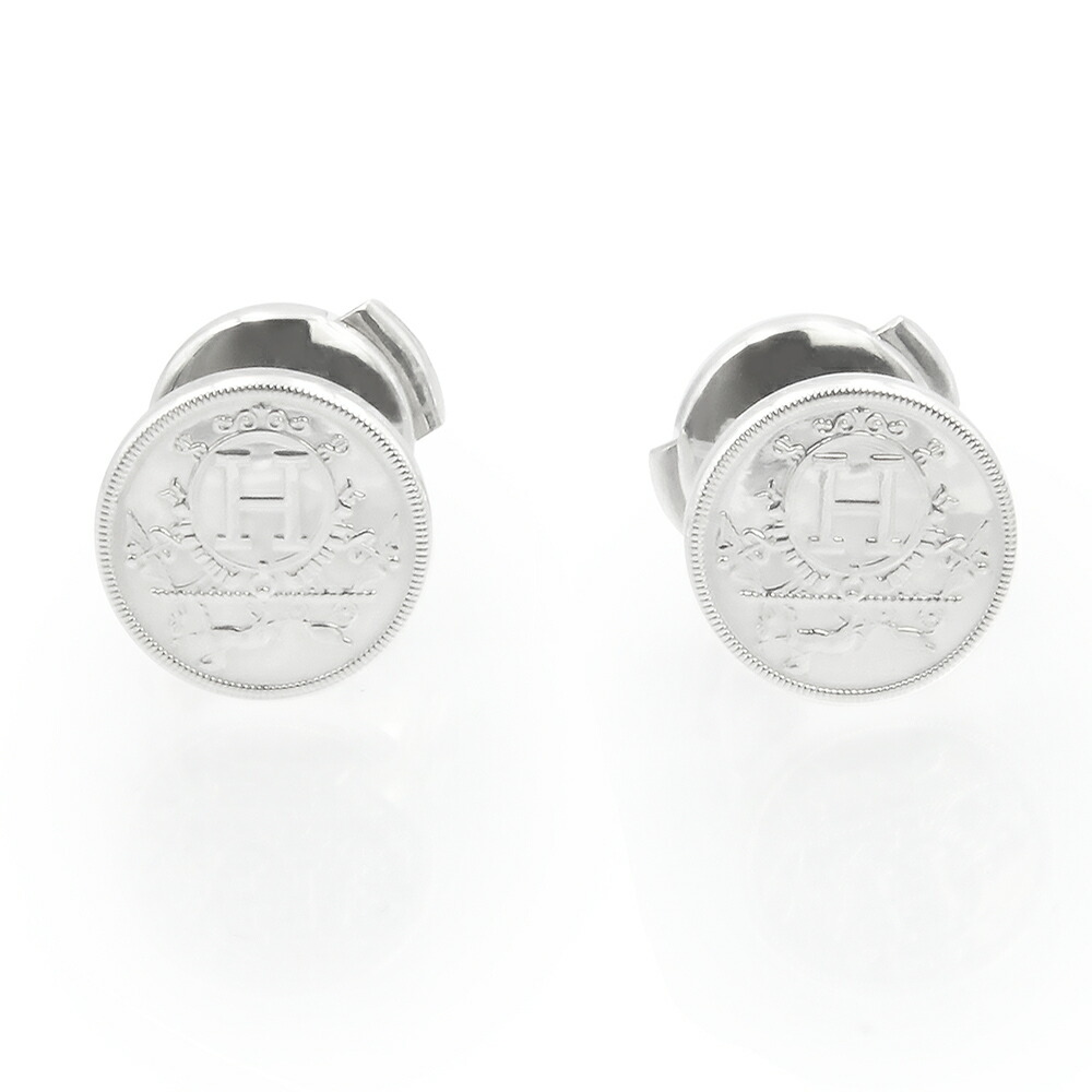 楽天市場】HERMES エルメス ピアス エクスリブリス TPM Ex