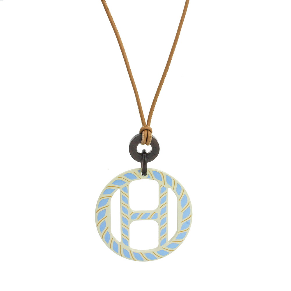 ★Cuteなデザイン★HERMES Hホーンペンダント 楽天市場】HERMES エルメス ネックレス H EQUIPE エキップ