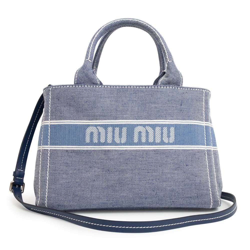 ★ミュウミュウ★ ロゴトート バッグ 5BG278 ☆ミュウミュウ☆ ロゴトート バッグ 5BG278 (MiuMiu/トート