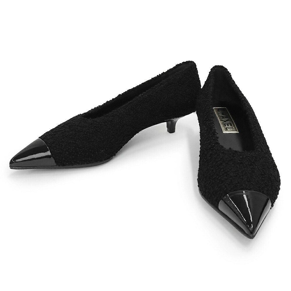 CHANEL パンプス パテント×レザー BK パンプス 23cmヒール6cm 楽天市場】CHANEL シャネル パンプス レザー パテントレザー