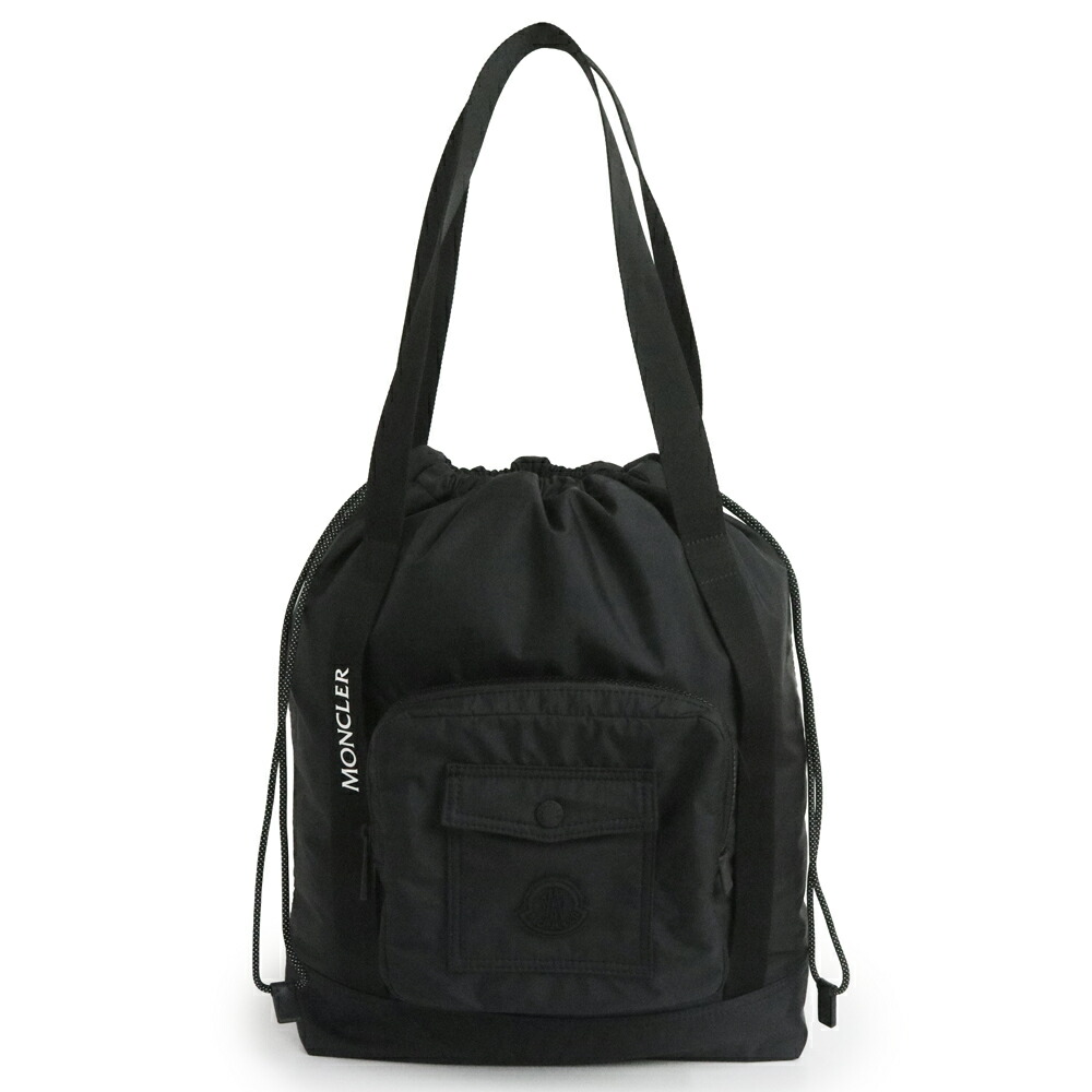 【未使用　展示品】モンクレール MONCLER MAKAIO TOTE トートバッグ ドローストリング 巾着 ナイロン ブラック 黒 J109A 5D00002 M3815 999