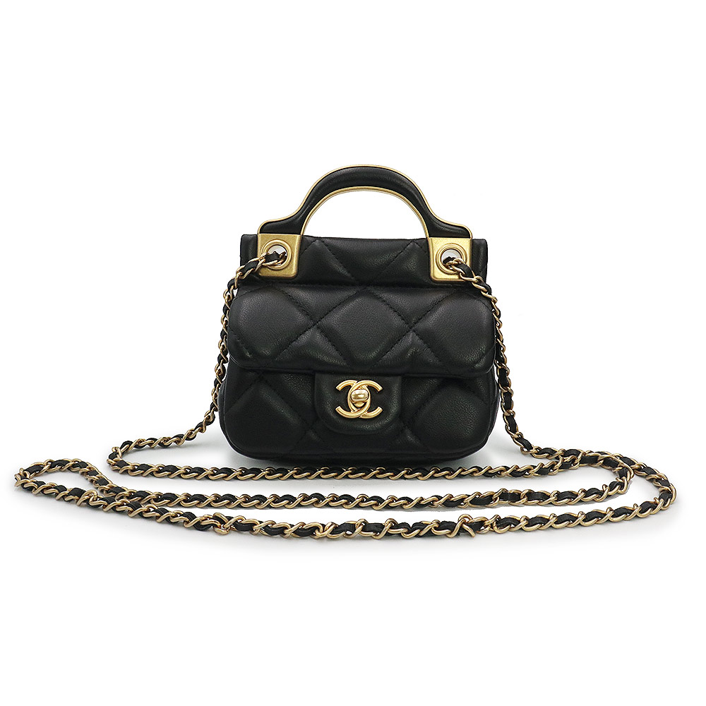 楽天市場】【AS3457】CHANEL シャネル マトラッセ ミニフラップバッグ