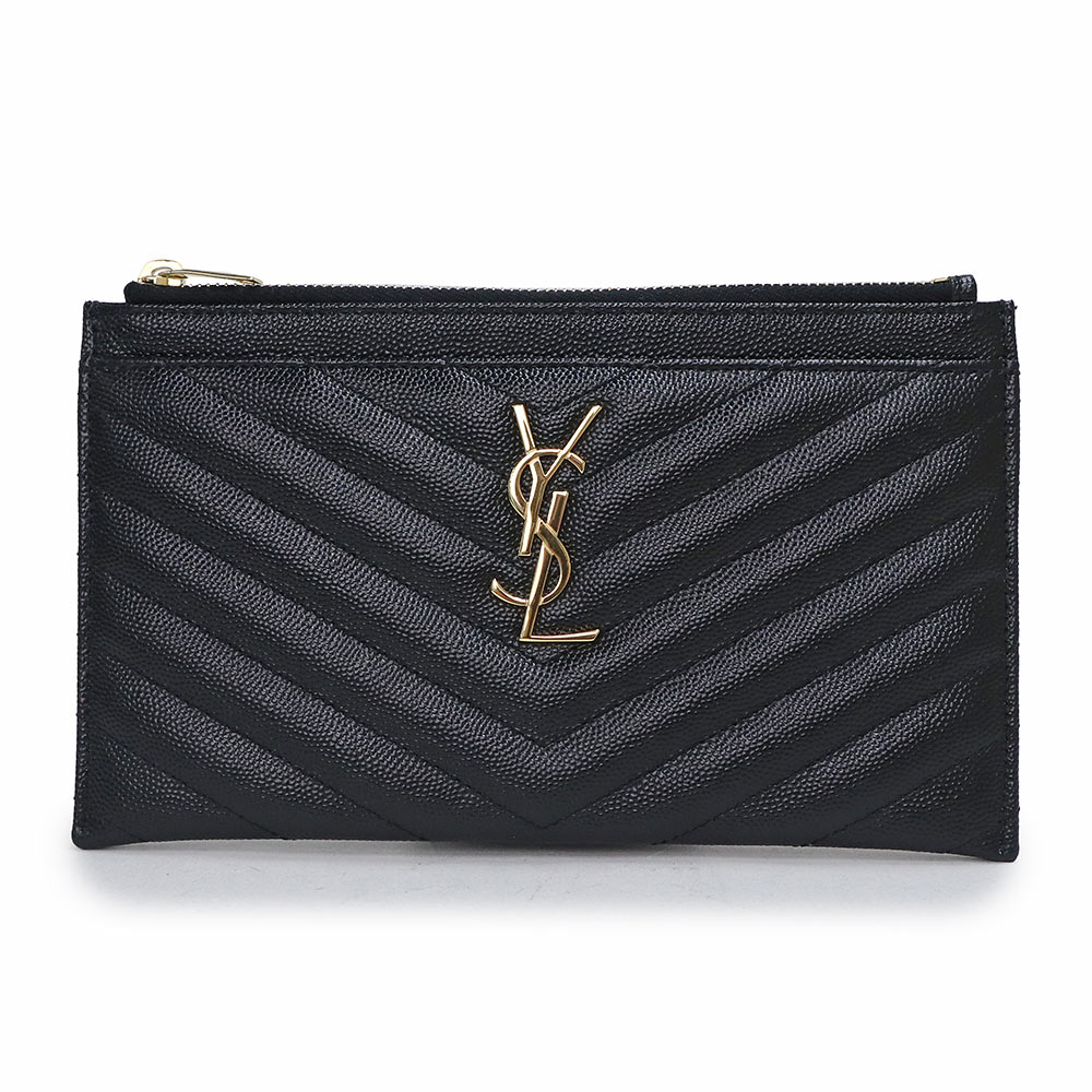 美品　イヴ サンローラン　クラッチバッグ セカンドバッグ　YSL　キルティング Yves Saint Laurent イブサンローラン クラッチバッグ（YVES