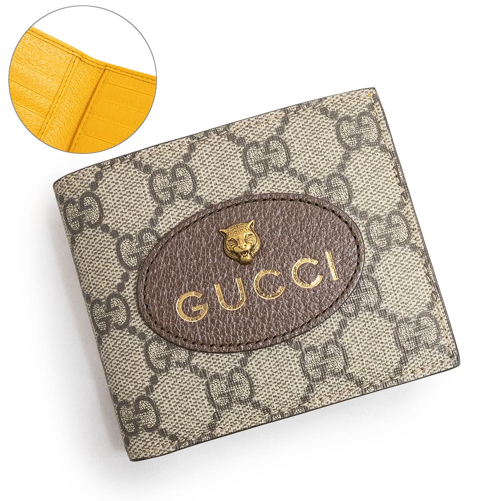 楽天市場】【新品】GUCCI グッチ 二つ折り財布 シグネチャー