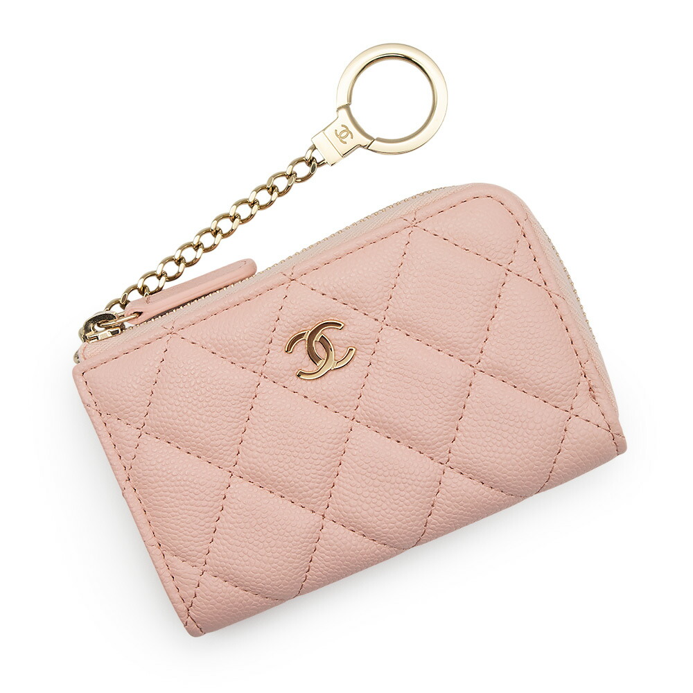 【ロゴ/かわいい♪】CHANEL コインケース 大人気♡復刻ロゴが可愛い♪【CHANEL】ジップ コインパース