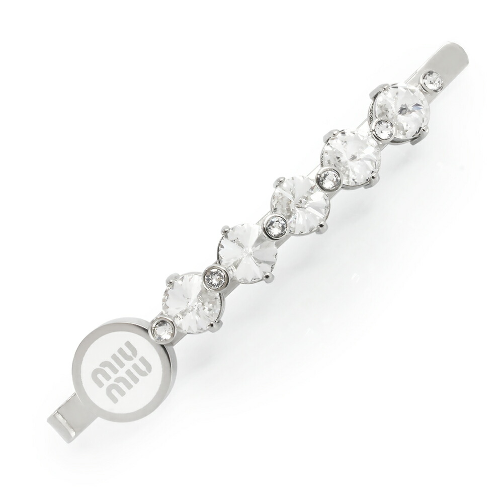 miu miu ミュウミュウ　シアリングヘアクリップ 楽天市場】【中古】 MIU MIU ミュウミュウ シアリング ヘア