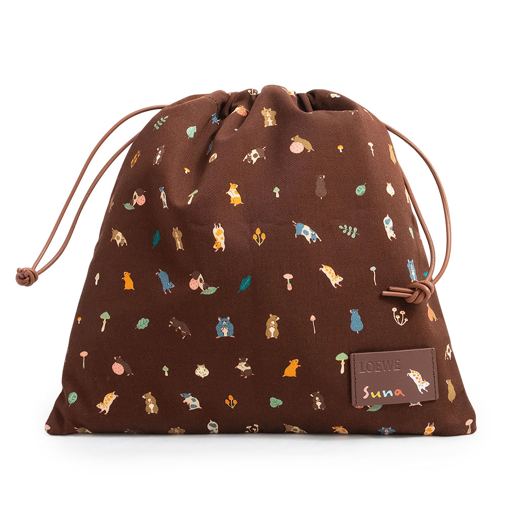 【未使用級☆】ロエベ リザードドローストリングポーチ 巾着 トカゲ イビザ 2025年最新】LOEWE パウラズイビザ ドローストリングポーチの