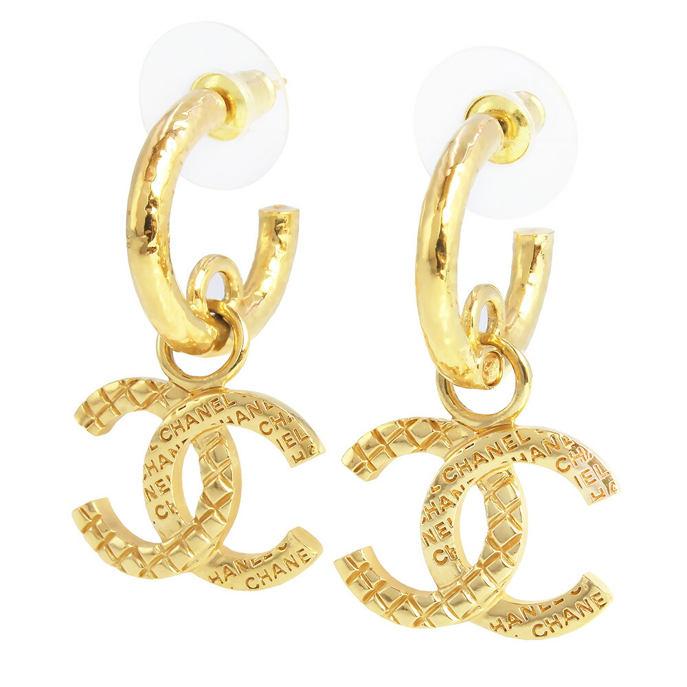 【正規品未使用品】CHANEL パール ロゴ ピアス CHANEL】シャネル パール×ゴールド CCロゴ ピアス 永遠の定番