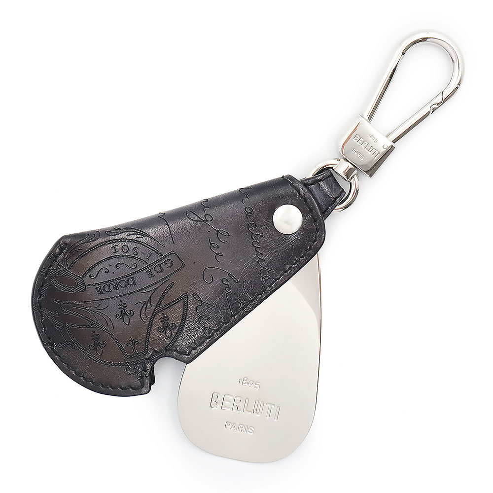 1/28まで【定価5万円】BERLUTI キーホルダー　シューホーン Berluti】【靴べら】ベルルッティ『シューホーン キーリング