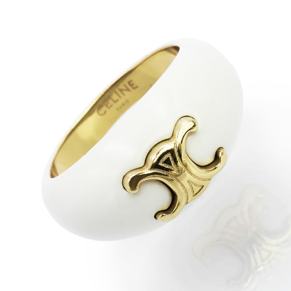 楽天市場】CELINE セリーヌ リング 46S556BRA.35OR レディース