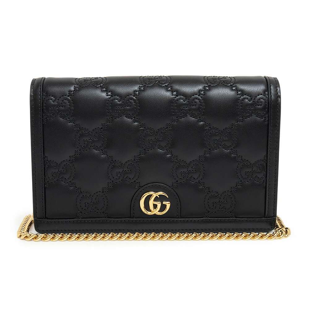 楽天市場】【新品】グッチ GUCCI チェーンウォレット GGマーモント
