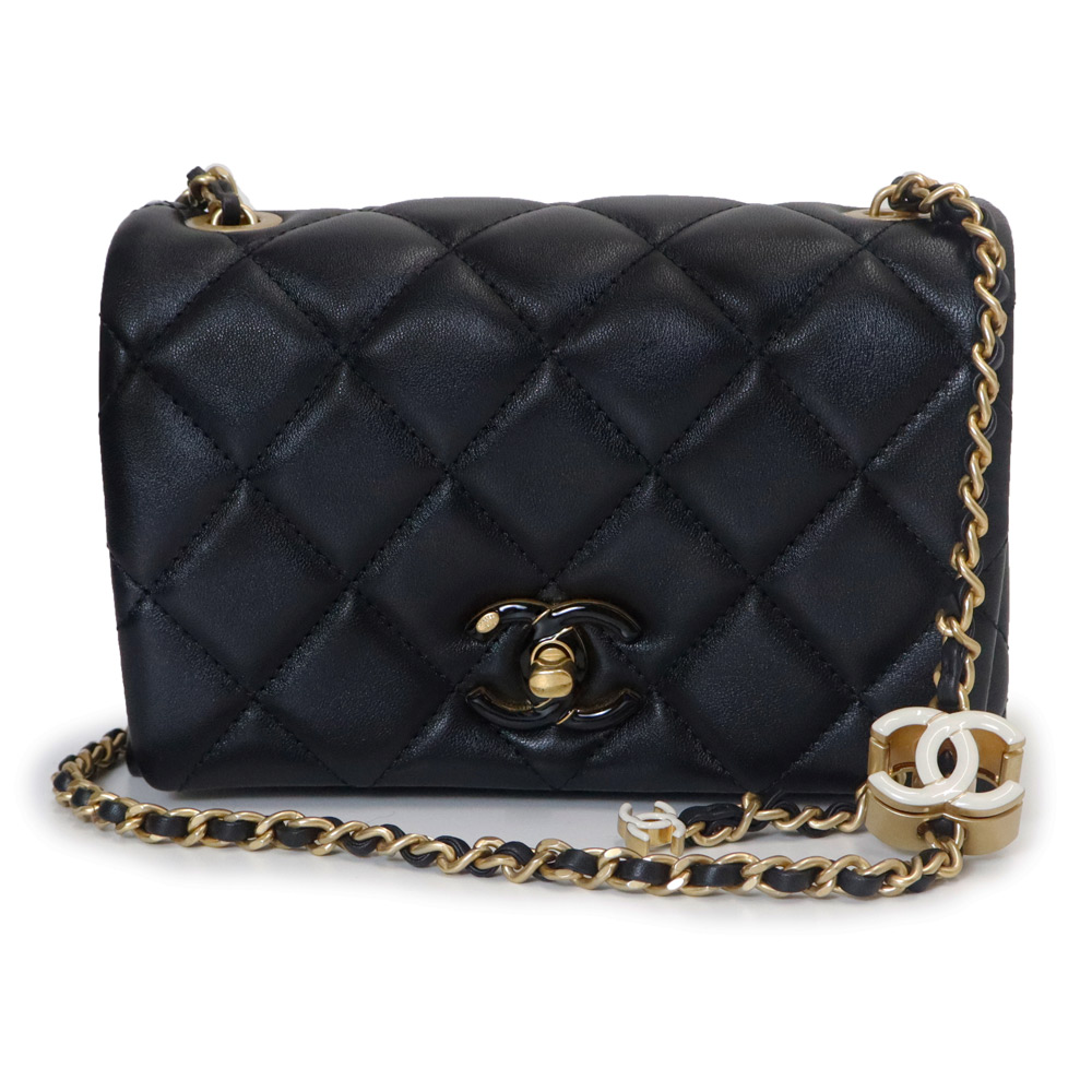 楽天市場】CHANEL ミニマトラッセ ミニフラップ チェーン ショルダー