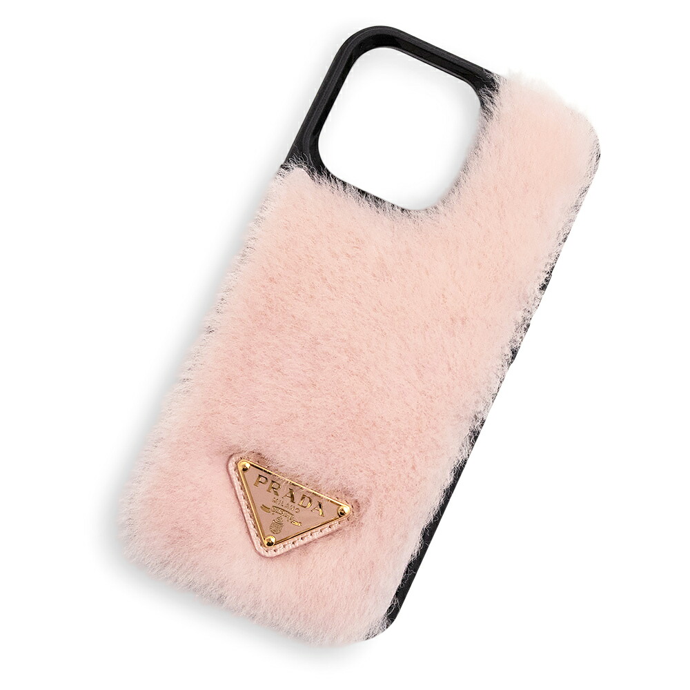 【PRADA】プラダ　iPhone 13Pro カバー　ファーケース PRADA プラダ iPhone13Pro 専用ケース 1ZH149 2EC9 レディース