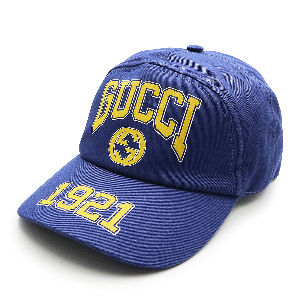GUCCI ダークブルー GGパターン キャップ GUCCI ダークブルー GGパターン キャップ GUCCI ダークブルー GG