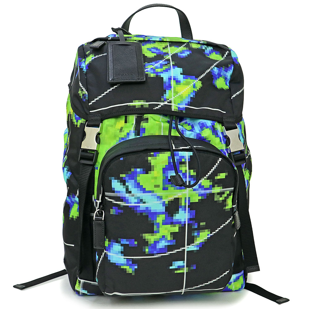 楽天市場】PRADA プラダリュックサック パックパック三角ロゴ テスート