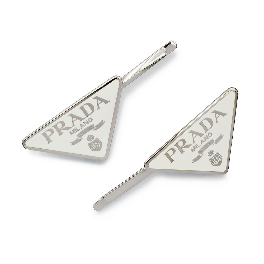 楽天市場】プラダ PRADA ヘアピン 髪留め メタル ヘアクリップ