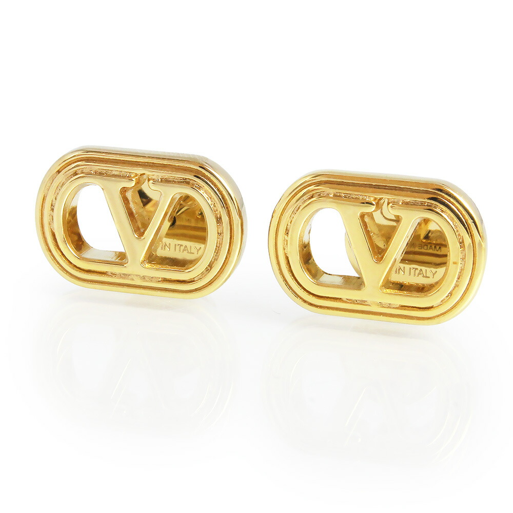 VALENTINO ヴァレンティノ ピアス 片耳 ロゴ シルバー 美品 VALENTINO ヴァレンティノ ピアス アクセサリー WJ0F85YCW レディース