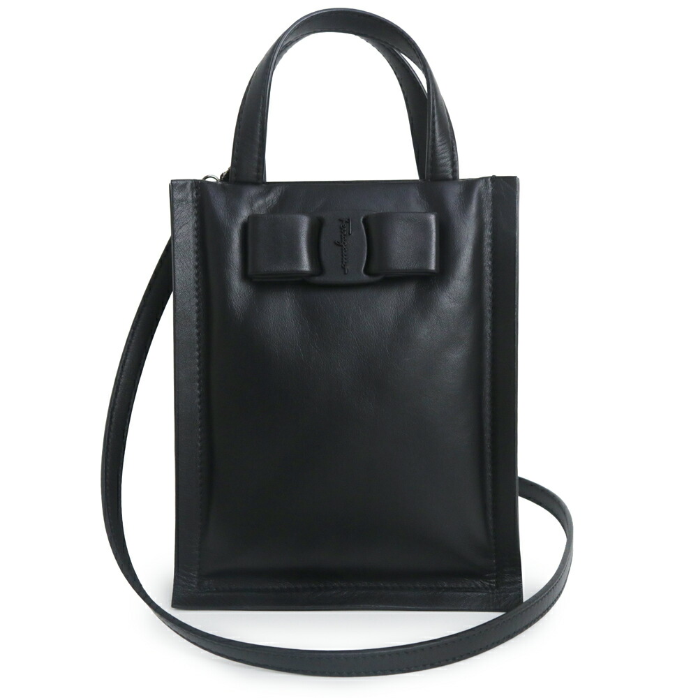 【美品】フェラガモ　ガンチーニ　ハンドバッグ　2way　レザー(カバー付き)美品 楽天市場】【新品未使用品】【バッグ】Salvatore Ferragamo