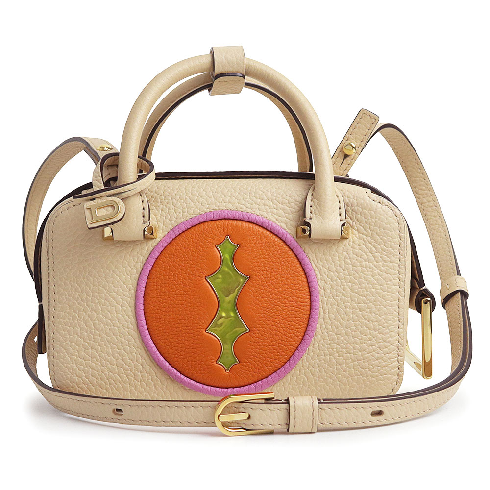 ⭐️美品⭐️ 希少カラー　デルヴォー　パンスウィング ショルダー　ハンドバッグ パン スウィング サーピケ Vegetal - Ivory - ショルダーバッグ