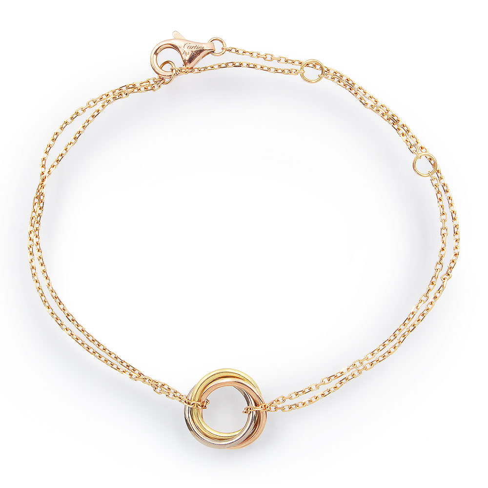 楽天市場】Cartier カルティエ トリニティ ブレスレット スリーカラー