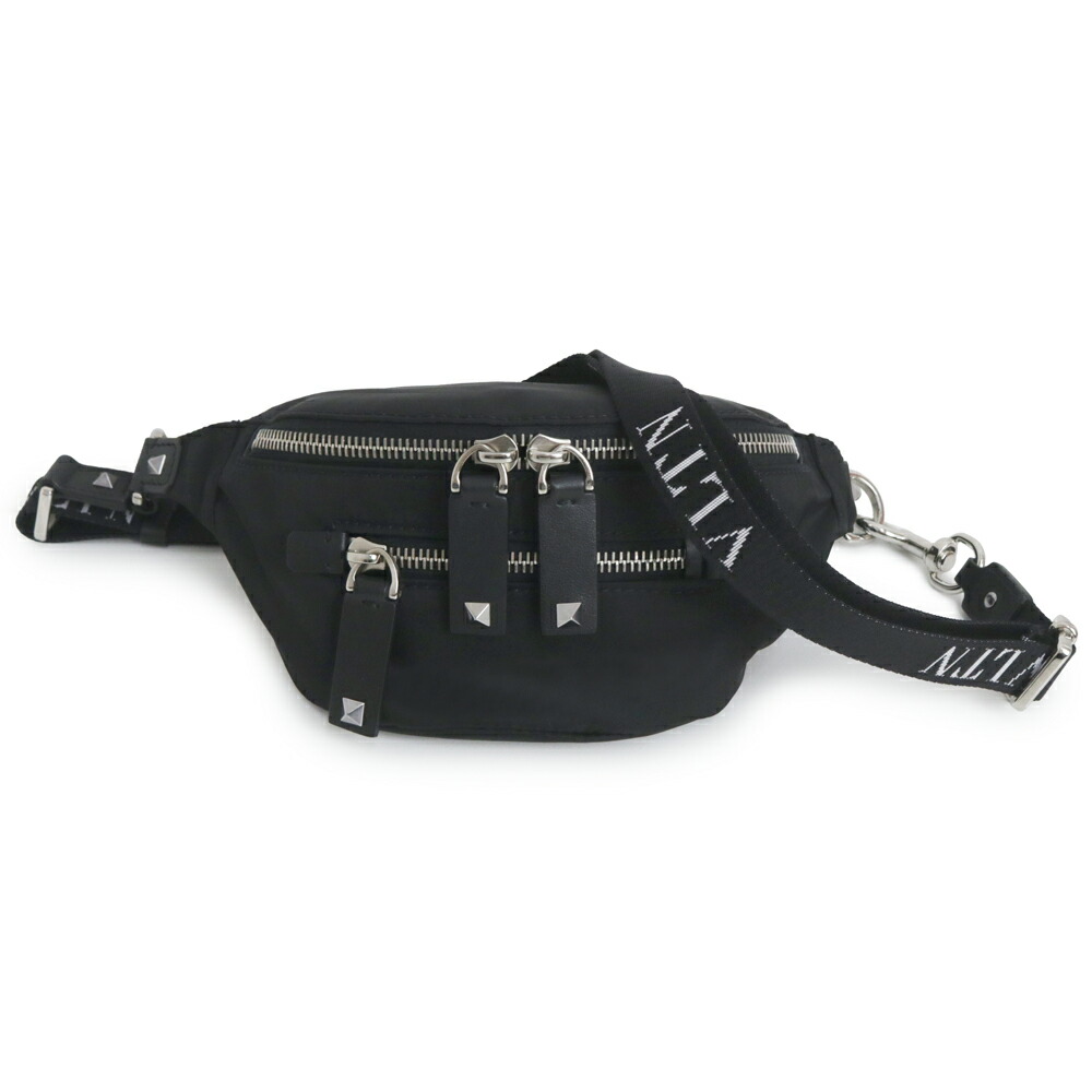 VALENTINO ヴァレンティノ ガラヴァーニ VLTNロゴ　ショルダーバッグ VALENTINO ヴァレンティノ ガラヴァーニ ショルダーバッグ VLTNレザー