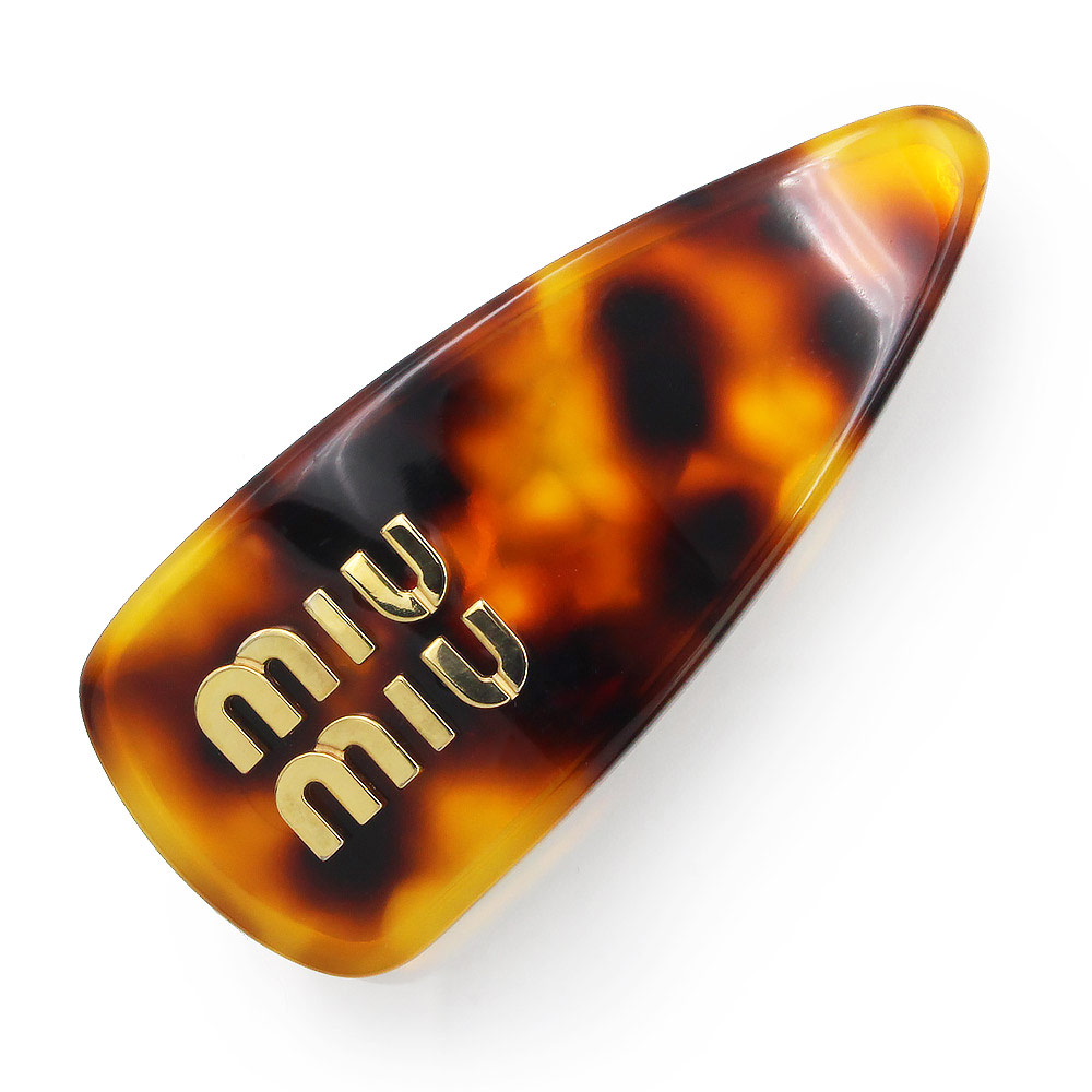 楽天市場】ミュウミュウ MIU MIU バレッタ プレックス ヘアクリップ
