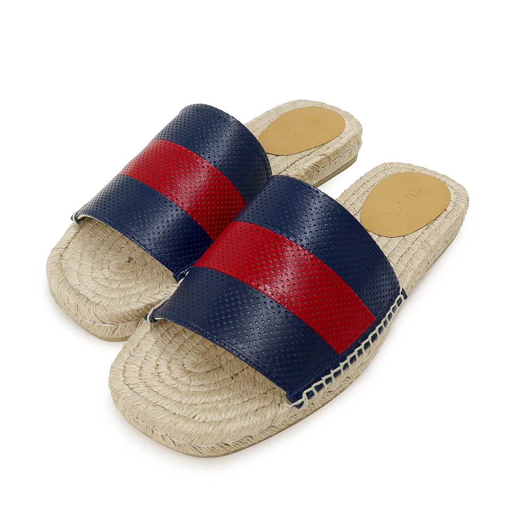 楽天市場】GUCCI グッチ エスパドリュ 466902 ブラック GGキャンバス