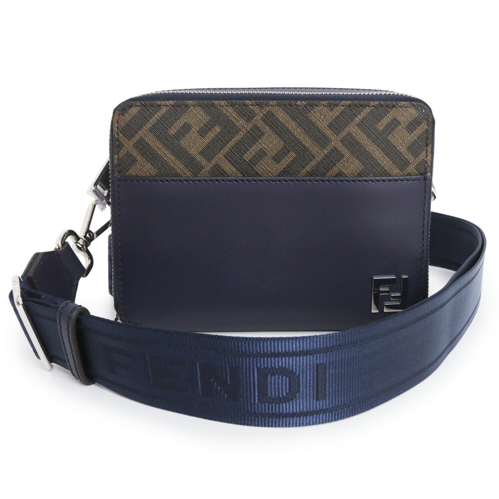 フェンディ 8BS077 ANWT F0KUR ショルダーバッグ フェンディ FENDI 8BS077 ANWT F0KUR FFロゴ エンボス カメラバッグ