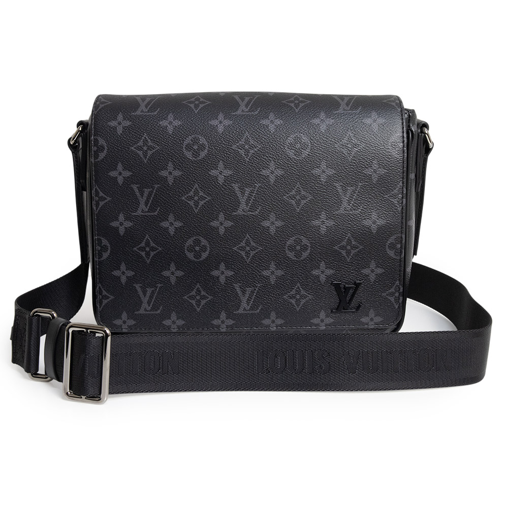 ルイヴィトン モノグラム エクリプス ディストリクトPM NM ショルダー 黒 楽天市場】【中古】 ルイヴィトン LOUIS VUITTON モノグラム