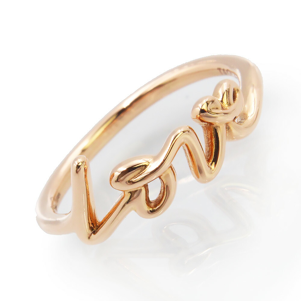 c808 ティファニー　トリプル　ラビングハート　リング　k18 約11.5号 c808 ティファニー トリプル ラビングハート リング k18 約11.5号