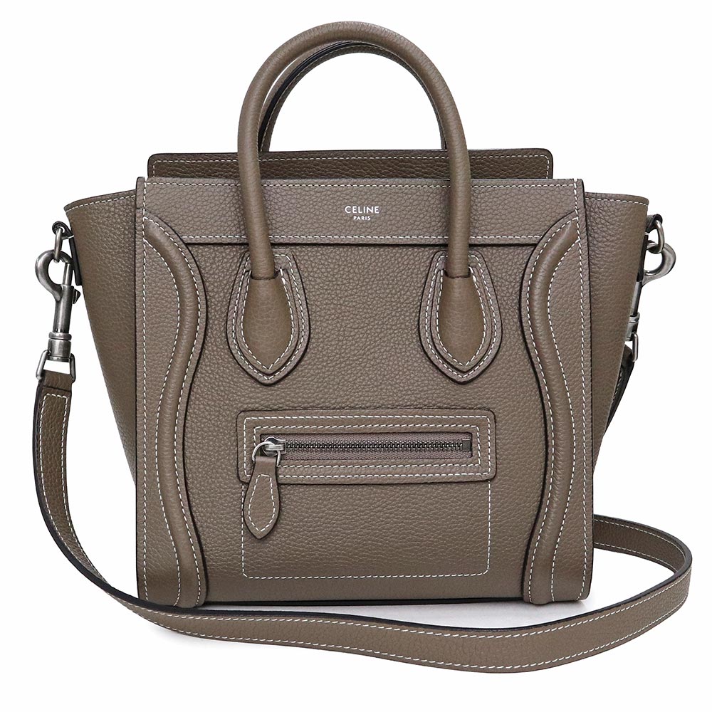 楽天市場】【未使用品】CELINE セリーヌ ラゲージ LUGGAGE ナノ Nano