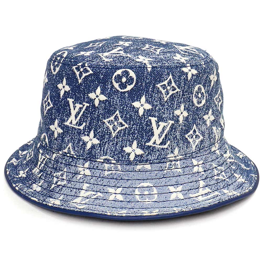 ルイヴィトン LOUIS VUITTON その他帽子 モノグラム エッセンシャル M78772 ブルー 楽天市場】K LOUIS VUITTON バケットモノグラムエッセンシャル M78772