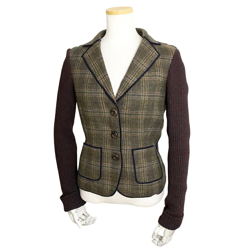 楽天市場】Moschino ウールテーラードジャケット M 黒 ストライプ