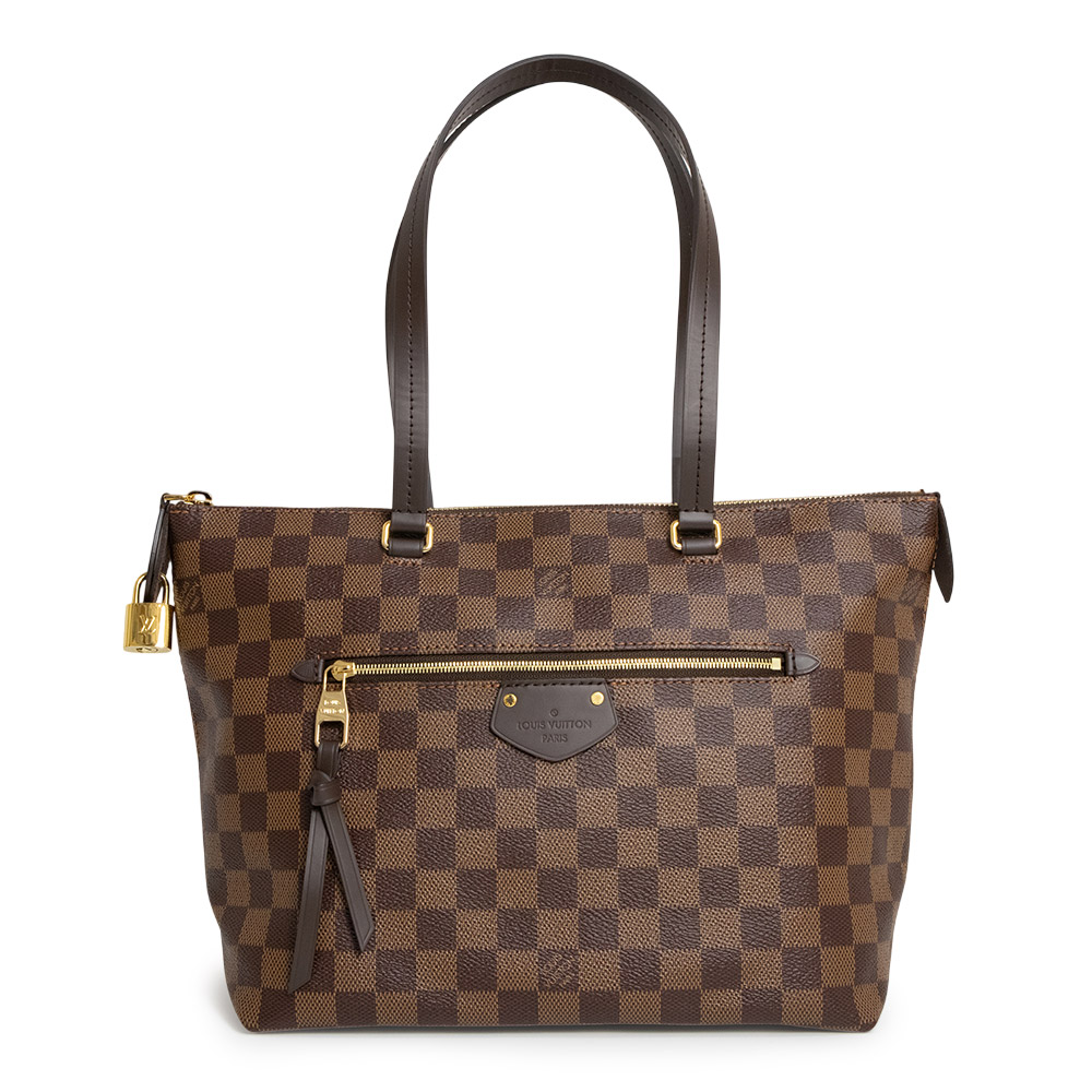 【未使用 展示品】ルイ ヴィトン LOUIS VUITTON イエナ PM ショルダー トートバッグ ダミエ レザー ブラウン ゴールド金具 N41012