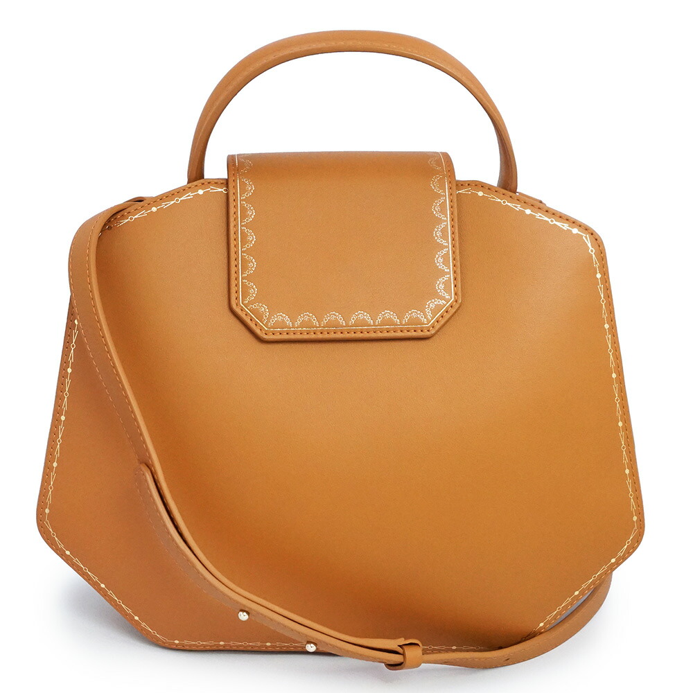 【未使用 展示品】Cartier カルティエ L1002176 ガーランド ドゥ カルティエ SM カーフスキン ライトブラウン 2WAY 斜め掛け ショルダー ハンドバッグ レザー ゴールド金具|ブランドシティ BrandCity