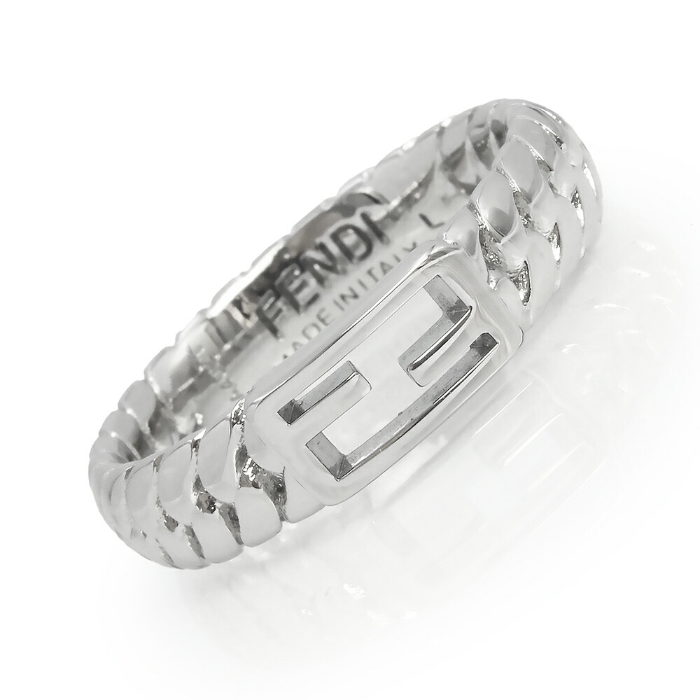 楽天市場】フェンディ FENDI リング・指輪 バゲット メタル ゴールド