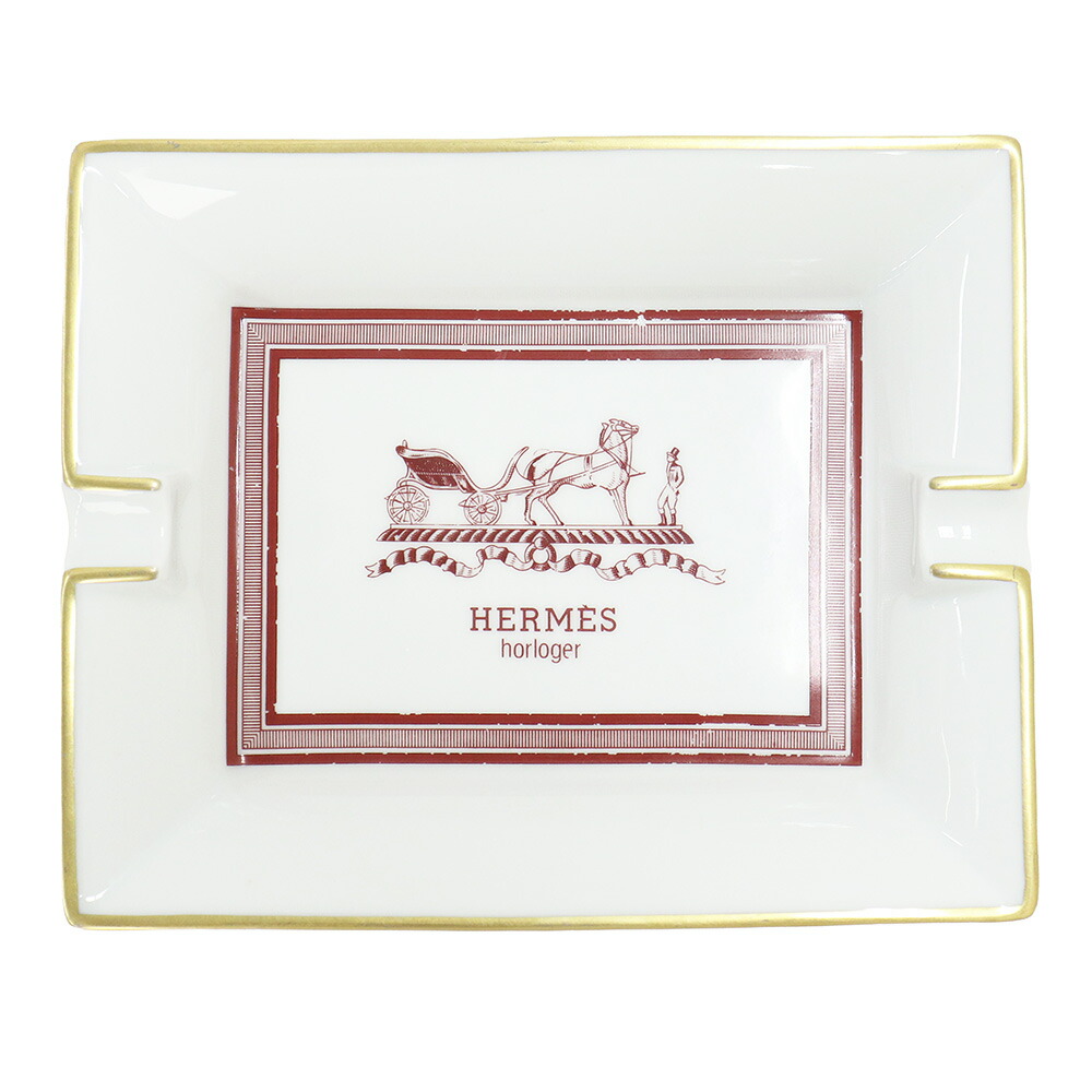 楽天市場】【未使用品】HERMES エルメス アッシュトレイ 灰皿 魚 磁器