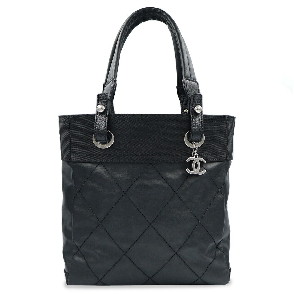 お買い得 美品 CHANEL シャネル ココマーク パリビアリッツ ポーチ付き 楽天市場】【中古】 シャネル CHANEL パリビアリッツ トートバッグ