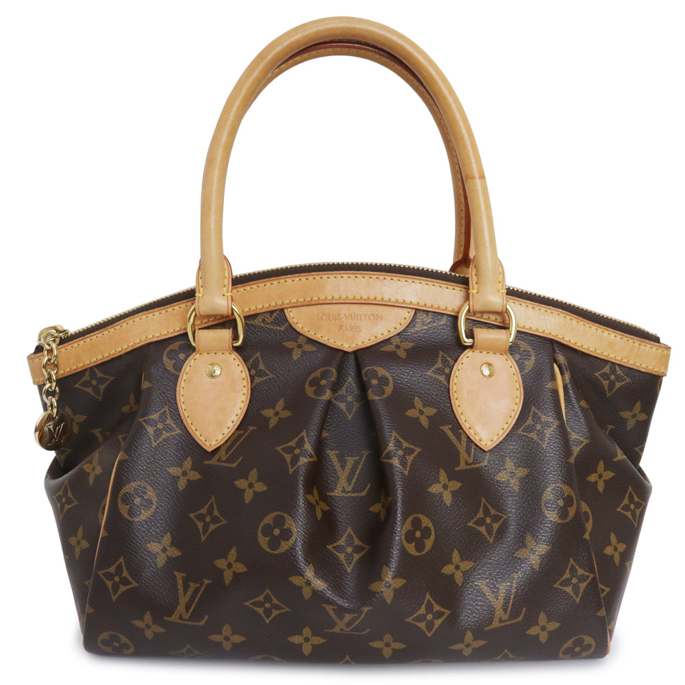 【中古】LOUIS VUITTON ルイ ヴィトン M40143 ティボリ PM モノグラム ヌメ革 ブラウン ハンドバッグ レザー ゴールド金具 60,500円
