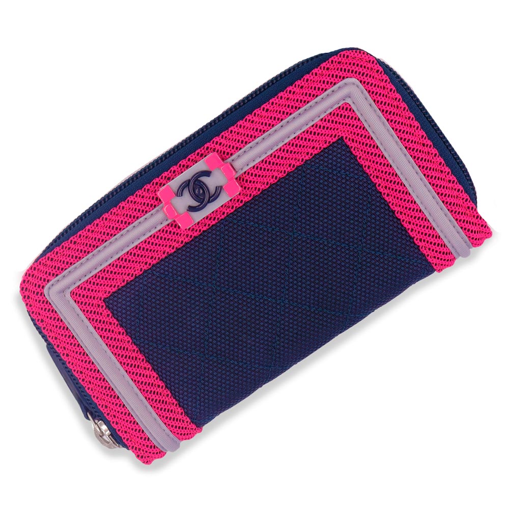 楽天市場】シャネル CHANEL カメリア ラウンドファスナー長財布 ピンク