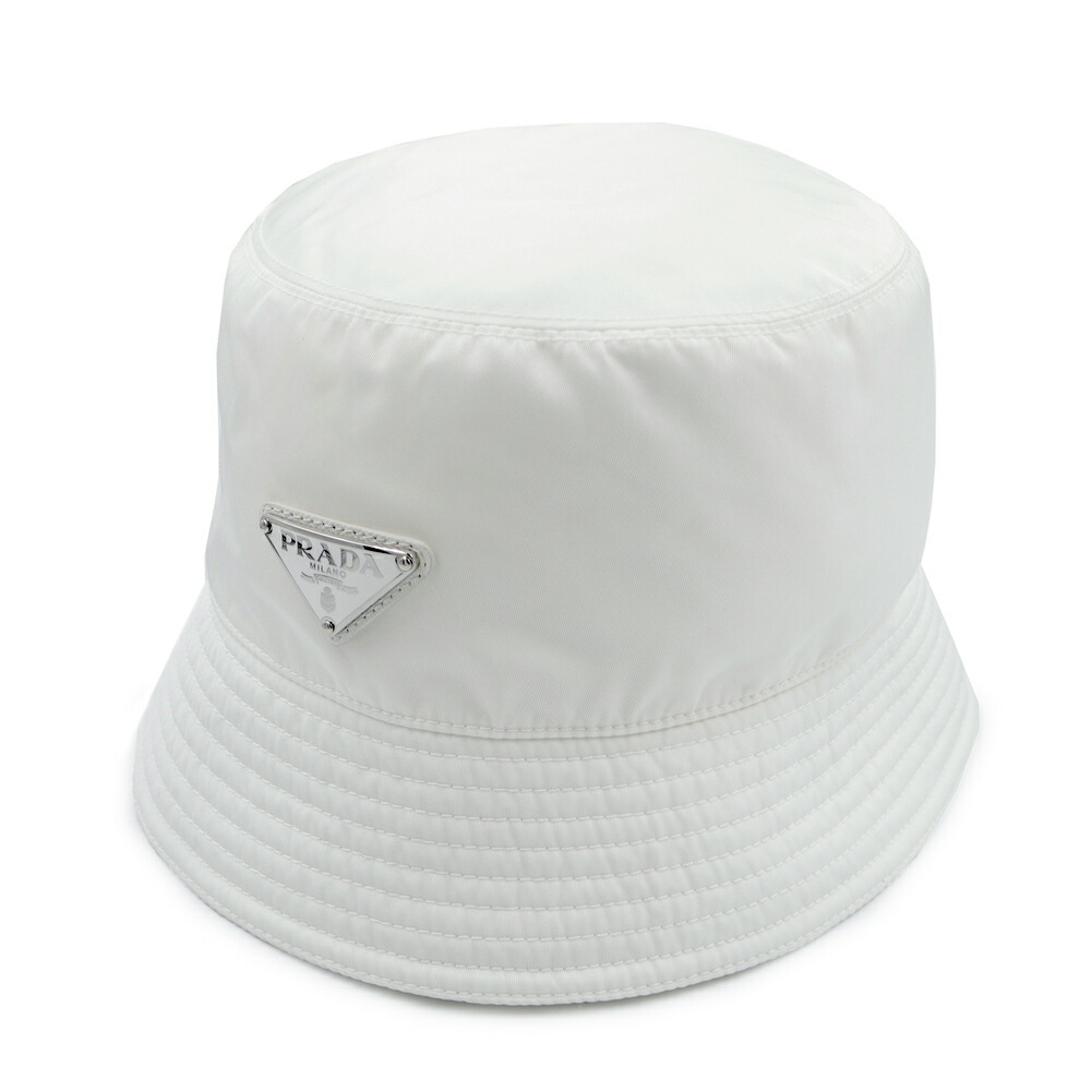 楽天市場】PRADA プラダ バケットハット 帽子 NFCタグ 三角ロゴ