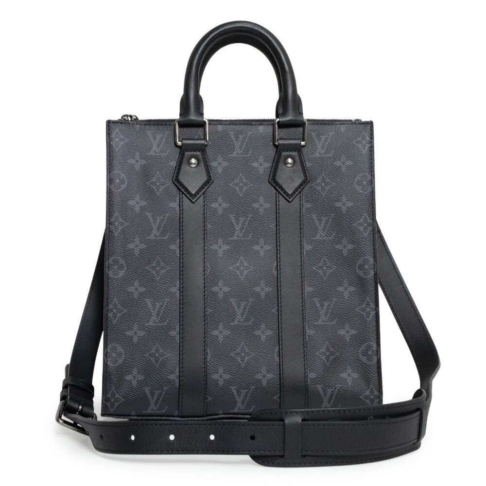 【未使用 展示品】LOUIS VUITTON ルイ ヴィトン M46456 サックプラ クロス モノグラムエクリプス ブラック 2Way 斜め掛け ショルダー ハンドバッグ シルバー金具|ブランドシティ BrandCity