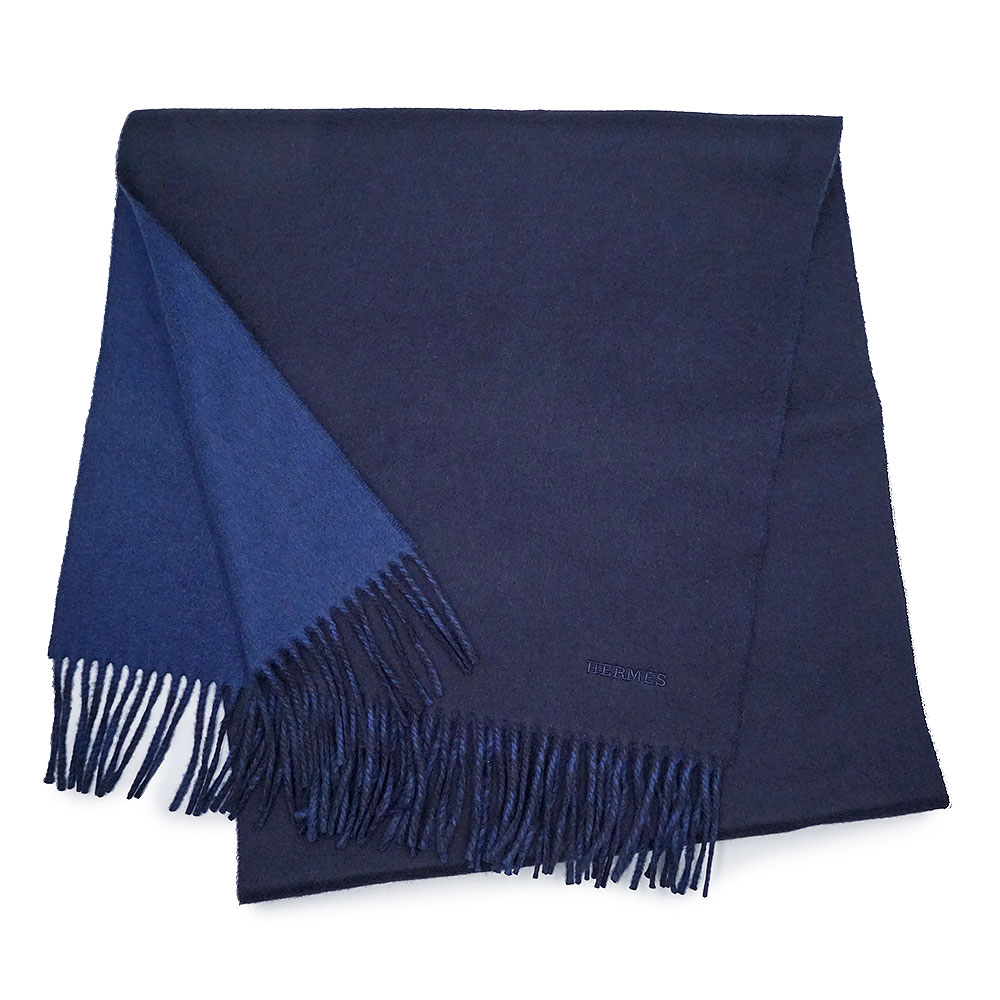 楽天市場】【超美品】 エルメス マフラー レクトヴェルソ カシミヤ